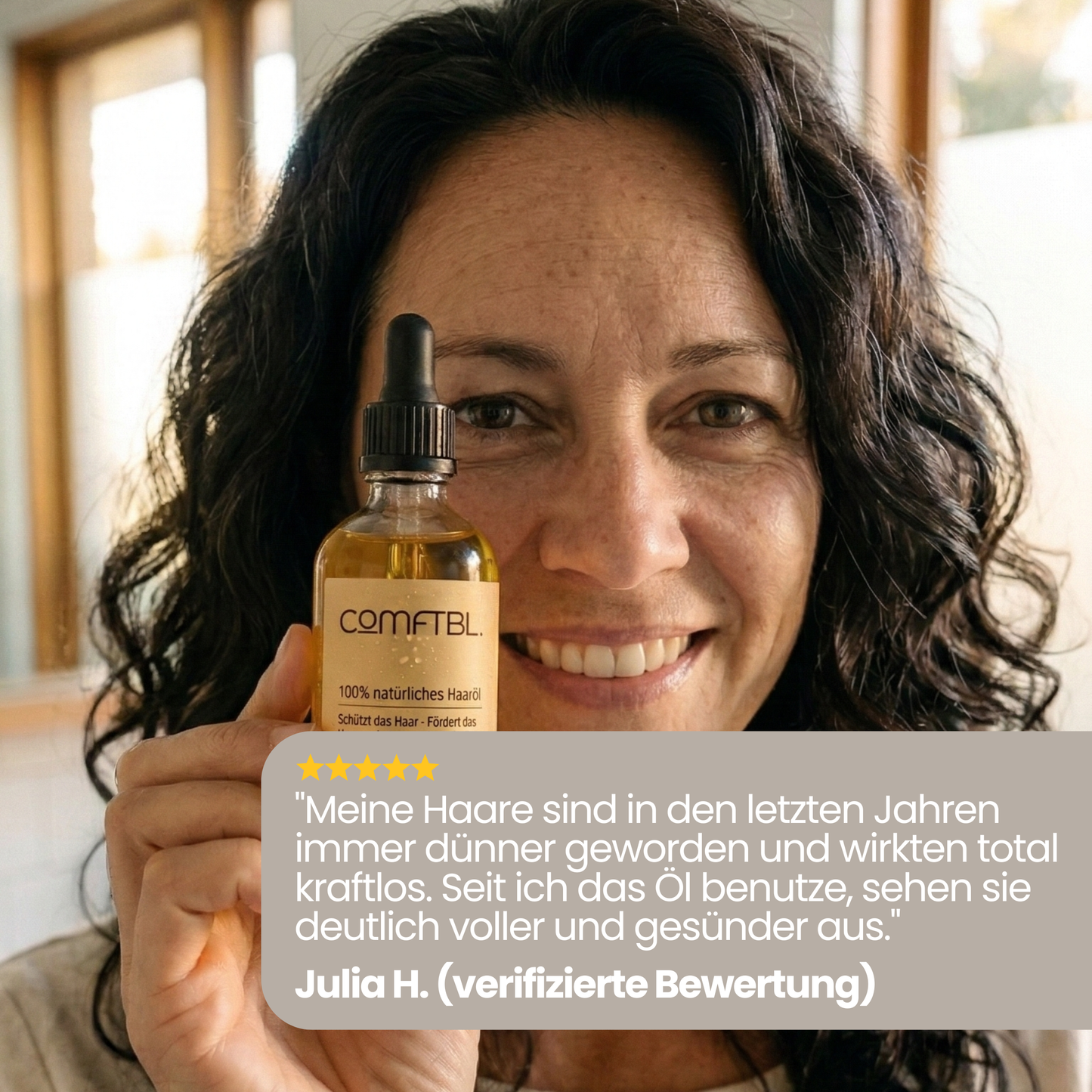 100% natürliches Haaröl - Wachstumsbooster